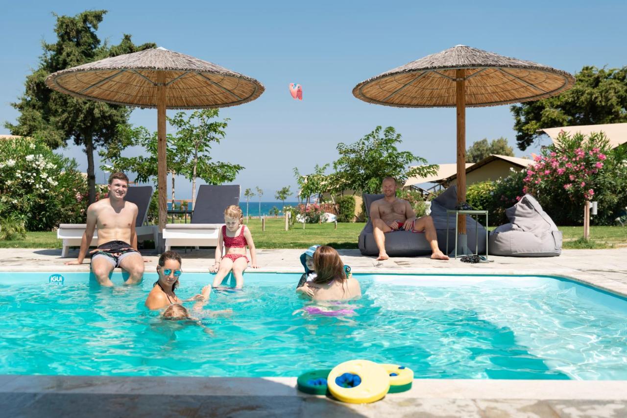 Logos Beach Village Theológos Buitenkant foto