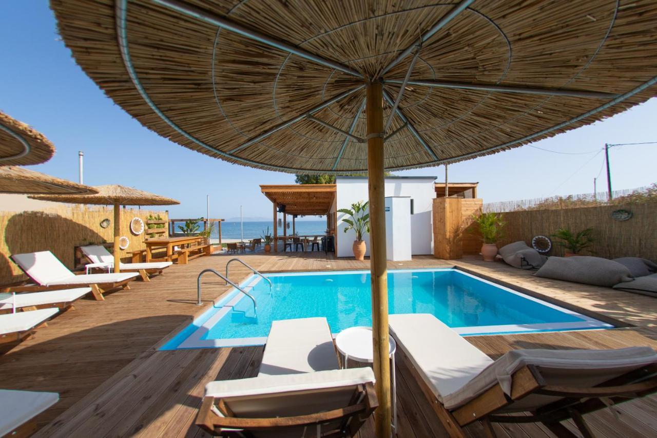 Logos Beach Village Theológos Buitenkant foto