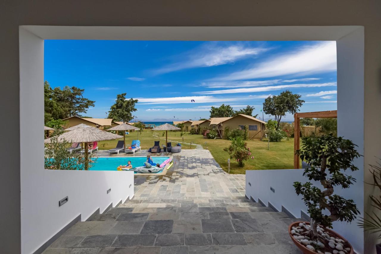 Logos Beach Village Theológos Buitenkant foto