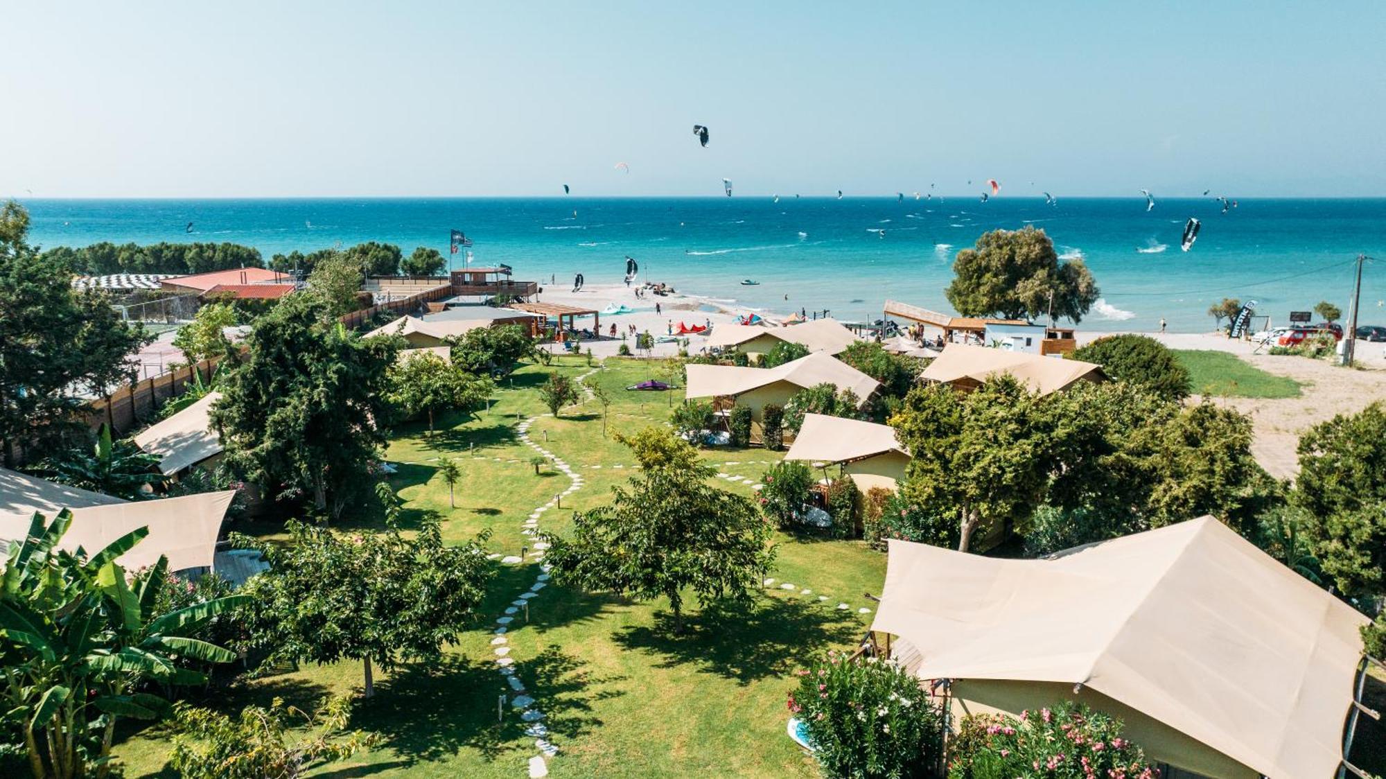 Logos Beach Village Theológos Buitenkant foto