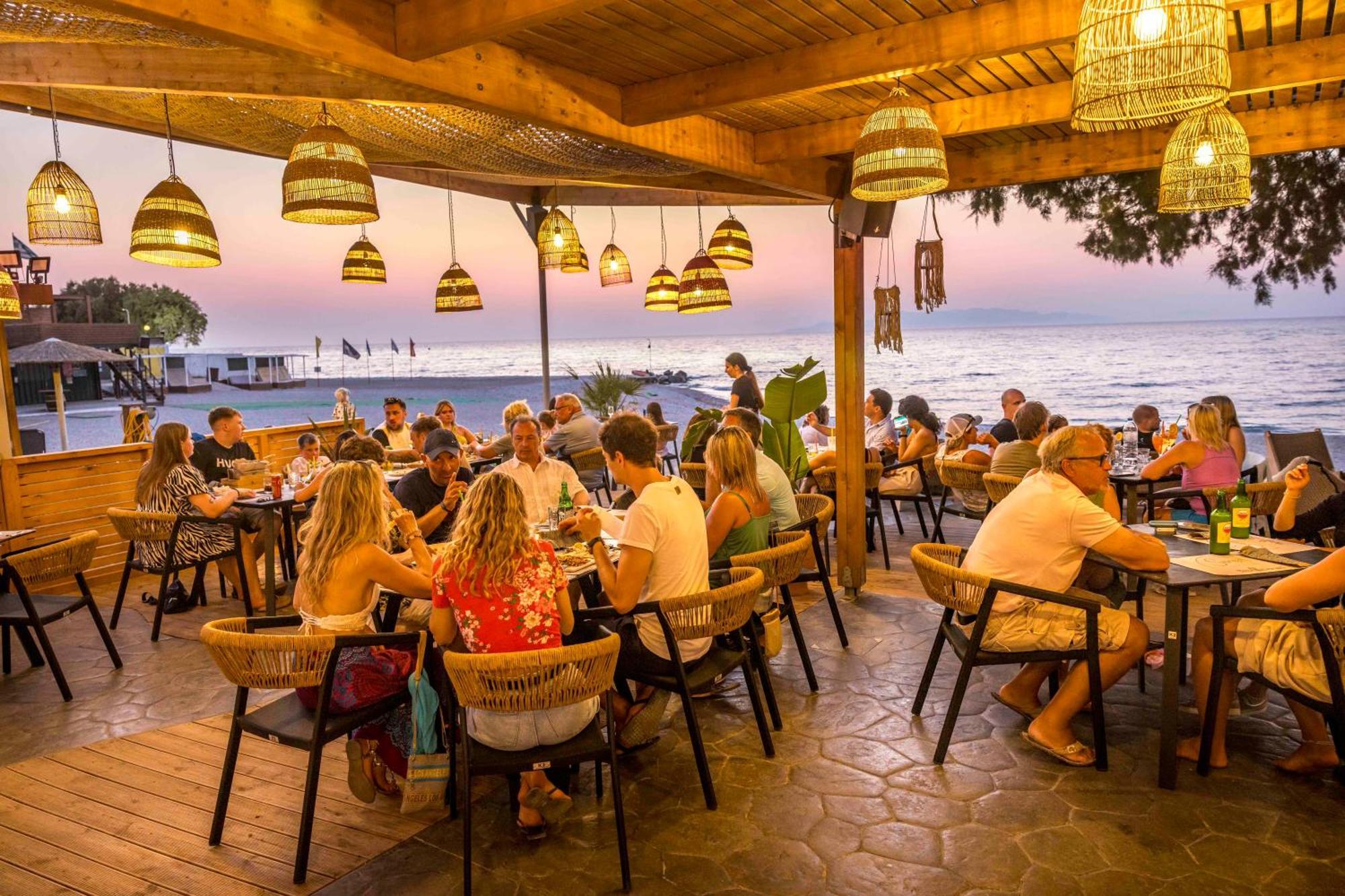 Logos Beach Village Theológos Buitenkant foto
